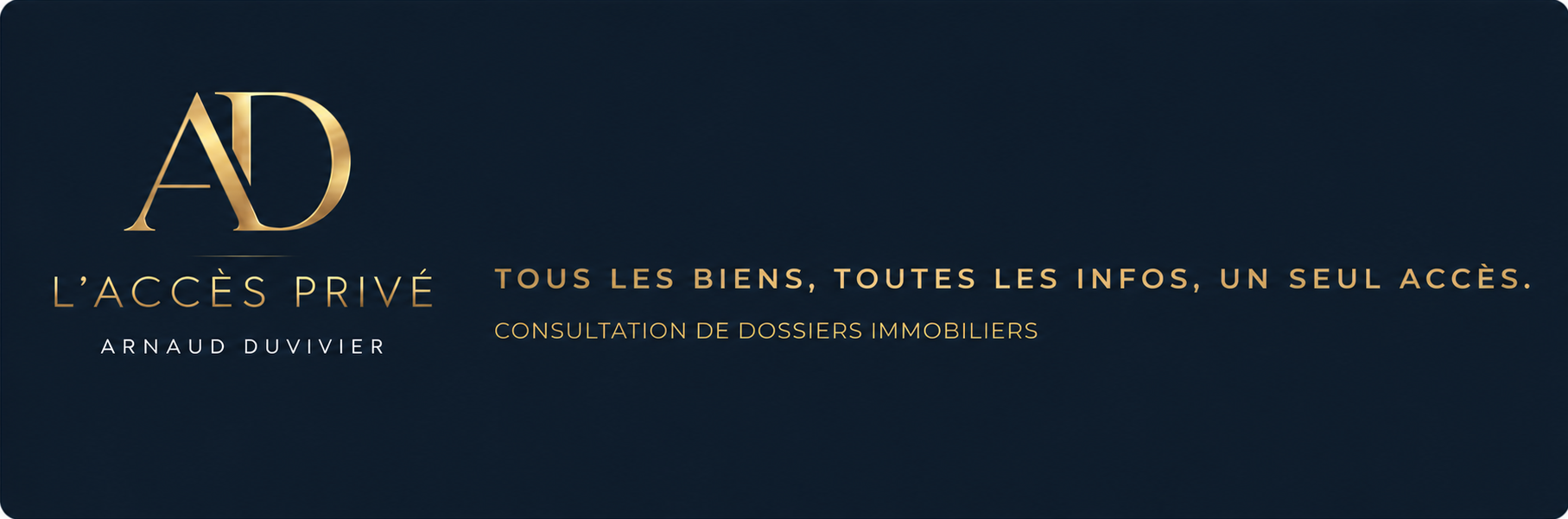 Dossier Immobilier Arnaud Duvivier